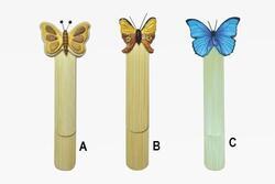 Záložka motýl dřevěná 3 druhy (12)