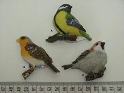 Magnet polyresin - ptáci 5cm 3druhy (12)