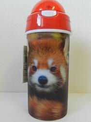 Láhev na pití 3D - panda červená, 500ml (6)