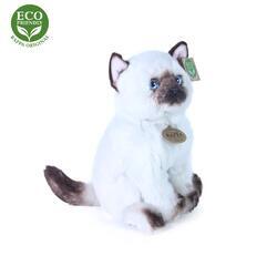 Kočka siamská sedící plyš 25cm