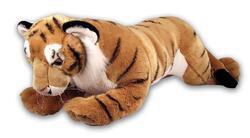 Tygr hnědý, plyš, 100cm