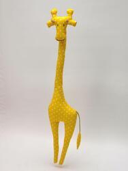 Žirafa DEKO 55cm puntík.žlutá