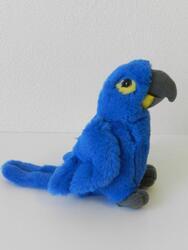 Papoušek modrý plyš 14cm(6)