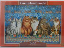 Puzzle 500dílků - Kočičí aristokracie
