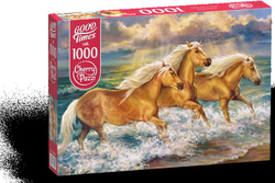 Puzzle CHERRY koně ve vodě 1000dílků