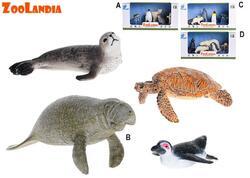 Mořská zvířata Zoolandia 4druhy v krabičce