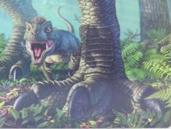 Pohlednice 3D 16cm - T-Rex mládě (25)