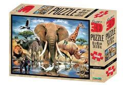 3D puzzle Afrika 500dílků