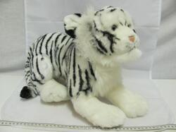 Tygr bílý plyš ležící 48cm