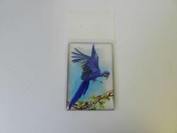 Magnet papoušek modrý 5,5x8cm 
