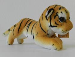 Tygr hnědý plazící, plyš 25cm (130/karton)