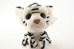 Tygr bílý plyš 20cm velké oči