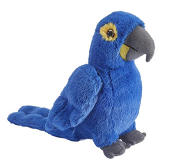 Papoušek modrý, plyš 20cm(6)