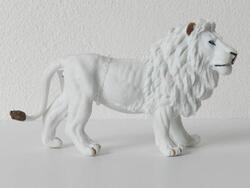 Lev bílý plast 14cm
