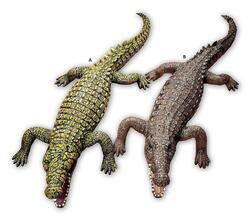 Krokodýl plast měkký, 2 druhy, 120cm