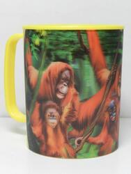 Hrnek 3D plast - orangutan, 300ml (5)