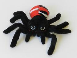 Pavouk červeno-černý plyš 25cm(6)