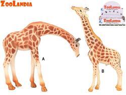 Žirafa plast Zoolandia 13-18cm 2druhy v sáčku (12ks/bal)
