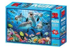 Puzzle Delfíni 63 dílků