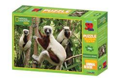 Puzzle 3D lemur 100dílků(6) - 2