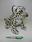 Leopard hnědý sedící, plyš 28cm (52ks/karton) - 2/2