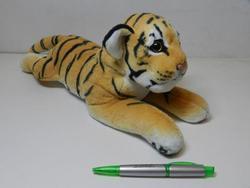 Tygr hnědý plazící, plyš 35cm (60/karton) - 2